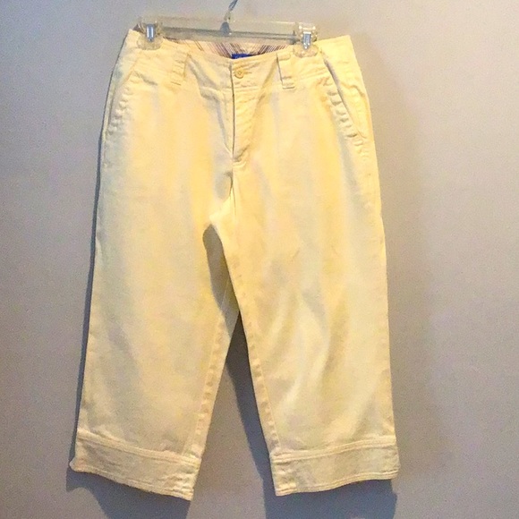 Pantalon Cargo Capri Dockers Chambray - Femme Taille 6 - Neuf Avec étiquettes